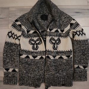 TNA Knit zip-up sweater
